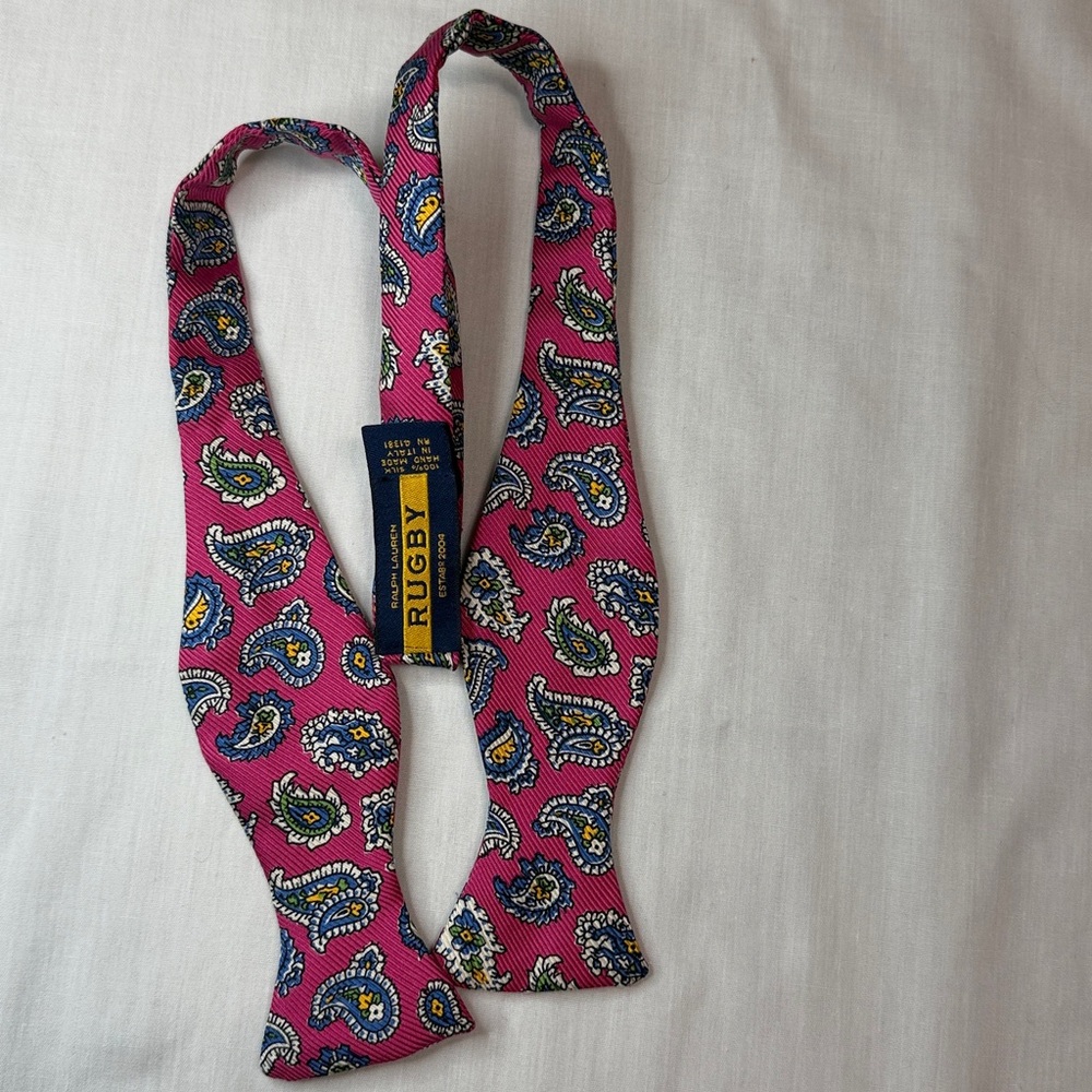Ralph Lauren Rugby Rugby Paisley Bow Tie